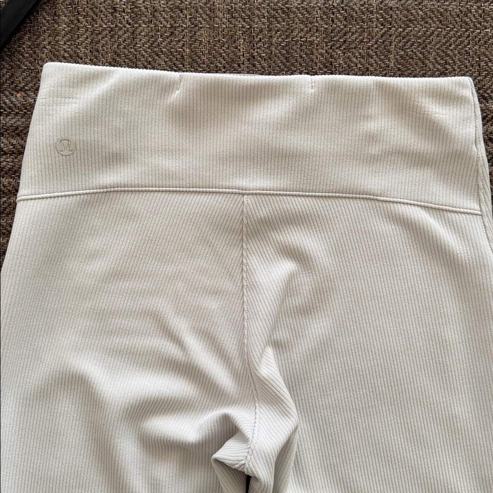 Lululemon Brushed Softstreme Ribbed Zip Flared Pant 32.5” - Picture 8 of 8